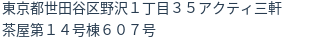 住所（登記所在地）