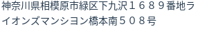 住所(登記所在地)