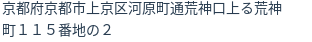 住所（登記所在地）