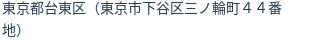 住所(登記所在地)
