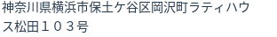 住所(登記所在地)