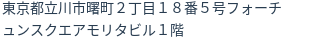 住所(登記所在地)