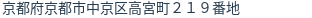 住所（登記所在地）