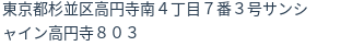 住所(登記所在地)