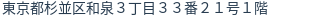 住所（登記所在地）