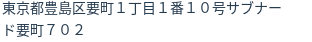 住所（登記所在地）
