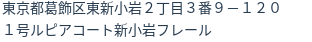 住所（登記所在地）