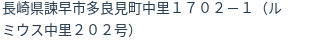 住所（登記所在地）