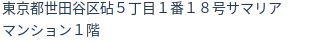 住所（登記所在地）