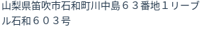 住所(登記所在地)