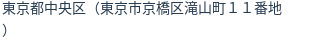 住所(登記所在地)