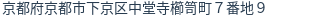 住所(登記所在地)