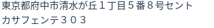 住所(登記所在地)