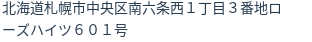 住所(登記所在地)