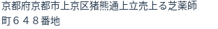 住所（登記所在地）