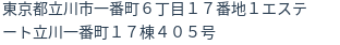 住所(登記所在地)