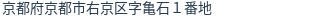 住所（登記所在地）