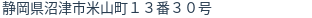 住所（登記所在地）