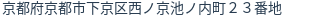 住所(登記所在地)