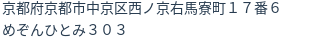 住所(登記所在地)