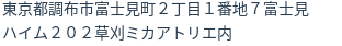 住所(登記所在地)