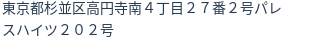 住所(登記所在地)