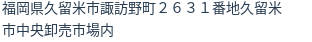住所（登記所在地）