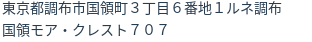 住所(登記所在地)