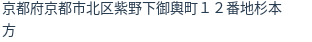 住所（登記所在地）