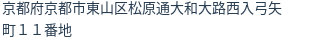 住所(登記所在地)