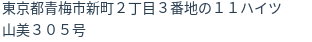 住所(登記所在地)