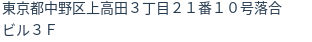 住所(登記所在地)