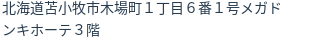 住所（登記所在地）