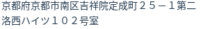 住所（登記所在地）