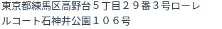 住所(登記所在地)