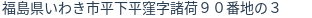 住所(登記所在地)