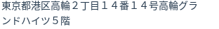 住所(登記所在地)