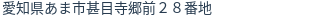 住所(登記所在地)