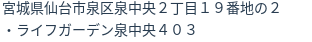 住所(登記所在地)