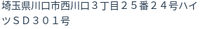 住所(登記所在地)