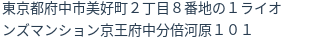 住所（登記所在地）