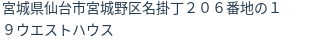 住所（登記所在地）