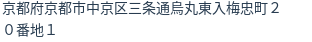 住所(登記所在地)