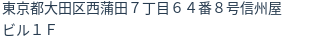 住所（登記所在地）