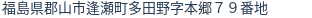 住所(登記所在地)