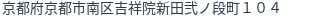 住所(登記所在地)