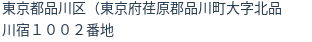 住所（登記所在地）