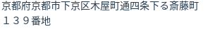 住所(登記所在地)