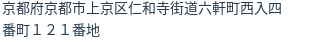 住所(登記所在地)