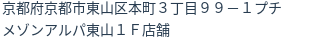 住所（登記所在地）